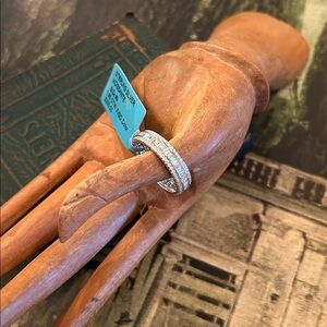 1.85ct. t.w. Moissanite Sterling Silver Ring